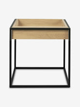 Table de chevet monolit chene massif - ethnicraft noir