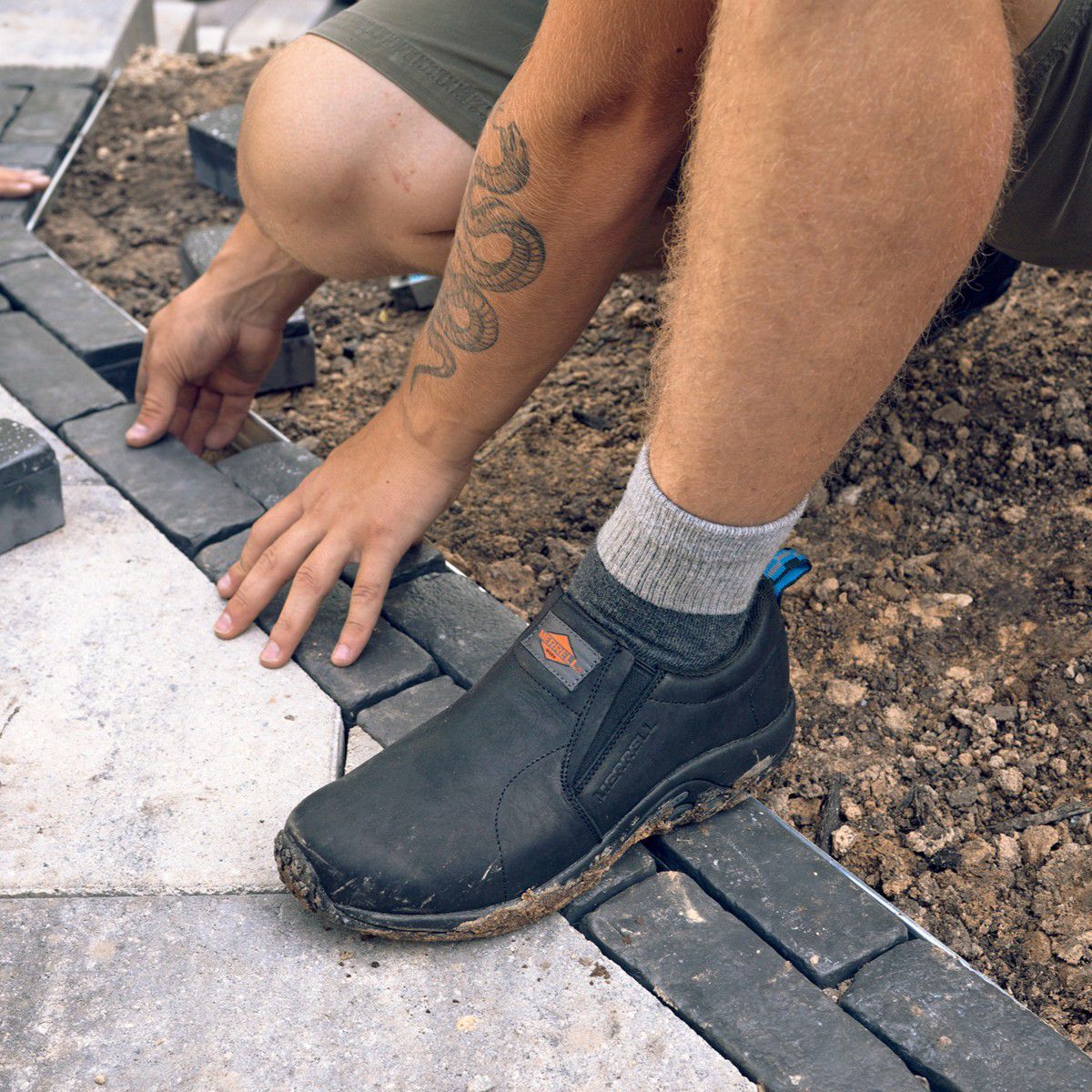 Men's Jungle Moc Leather SD+ Work safety  Shoes